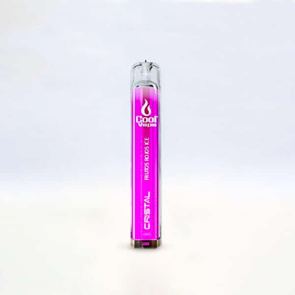 COOL VAPS CRISTAL LUMINOSO AROMA FRUTOS ROJOS ICE DESECHABLE 700 PUFF 00mg 1 Ud. CRI0xx