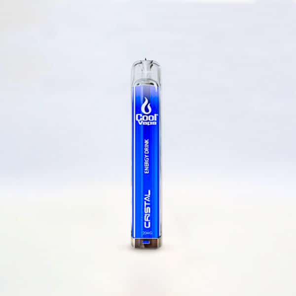 COOL VAPS CRISTAL LUMINOSO AROMA ENERGY DRINK DESECHABLE 700 PUFF 20mg 1 Ud. CRI003