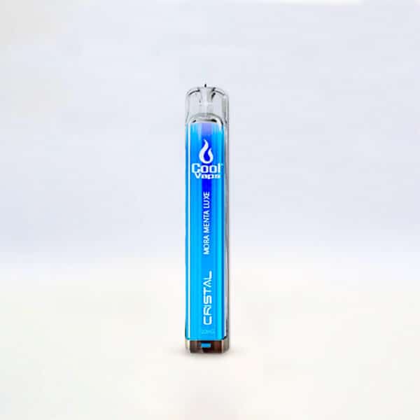 COOL VAPS CRISTAL LUMINOSO AROMA MORA & MENTA DESECHABLE 700 PUFF 20mg 1 Ud. CRI004