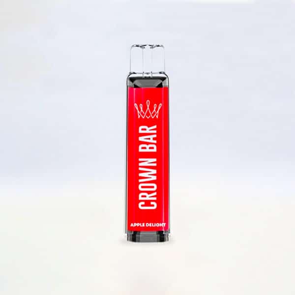 CROWN BAR VAP DESECHABLE APPLE DELIGHT DIS. 600 PUFF 20mg 1 Ud.