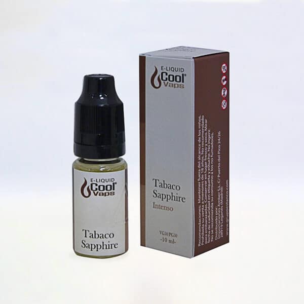 COOL VAPS E-LIQUID TABACO SAPPHIRE 00 mg 10 ml 1 Ud. CVP029