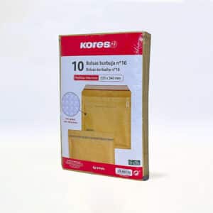 SOBRES ACOLCHADOS KRAFT Nº16 220 x 340 mm. 10 Uds. 10181600