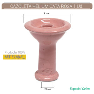 CAZOLETA SHISHA HELIUM CATA ROSA 1 Ud. 124.708 RO