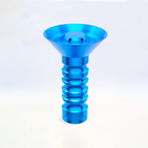 CAZOLETA SHISHA ATOMIC ROUND ALUMINIO AZUL 1 Ud. 02.39909