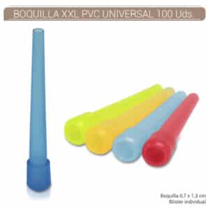 BOQUILLA SHISHA XXL PVC COLOR 100 Uds. 01.23030