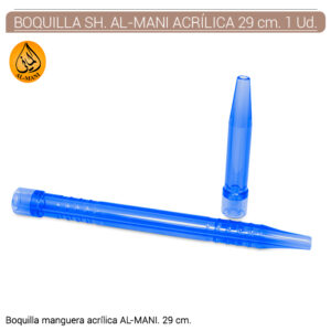 BOQUILLA SHISHA ALMANI ACRYLIC AZUL 1 Ud. 000336 BL