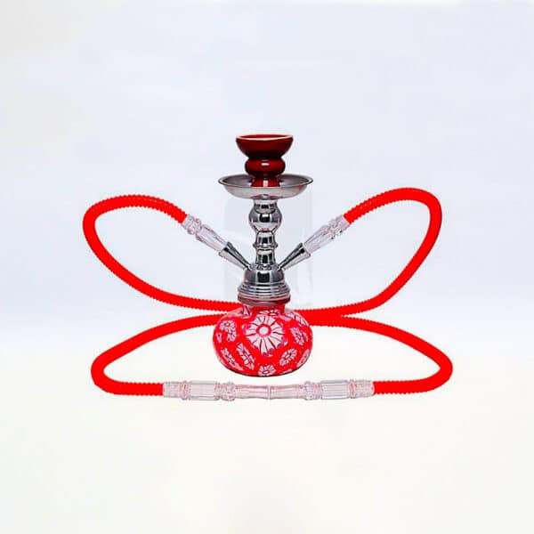 SHISHA 25 cm. 2 Mang. FLOWERS FHIMO NEGRA 1 Ud. 02.30653