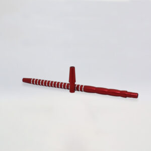 BOQUILLA SHISHA ALADIN SPIRAL ALUMINIO ROJA 29 cm. 1 Ud. M350R