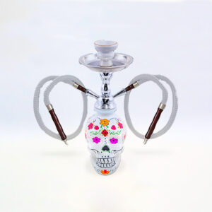 SHISHA 30 cm. 2 Mang. CATRINA ARTESANAL BLANCA 1 Ud. 02.30095