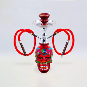 SHISHA 30 cm. 2 Mang. CATRINA ARTESANAL ROJA 1 Ud. 02.30097