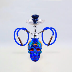 SHISHA 30 cm. 2 Mang. CATRINA ARTESANAL AZUL 1 Ud. 02.30098