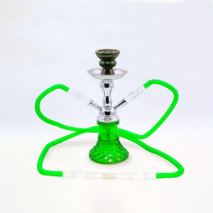 SHISHA 25 cm.2 Mang. ARUSHA VERDE 1 Ud. 02.30730