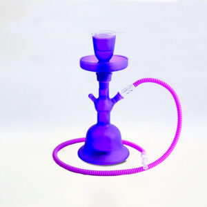 SHISHA 35 cm. 1 Mang. GLASS LILA LED 1 Ud. 02.30470