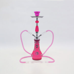 SHISHA 45 cm. 2 Mang. CARACOL ROSA 1 Ud. 02.30526