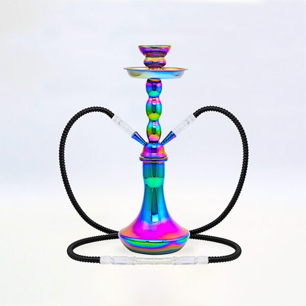 SHISHA 45 cm. 2 Mang. RAINBOW 1 Ud. 02.30574