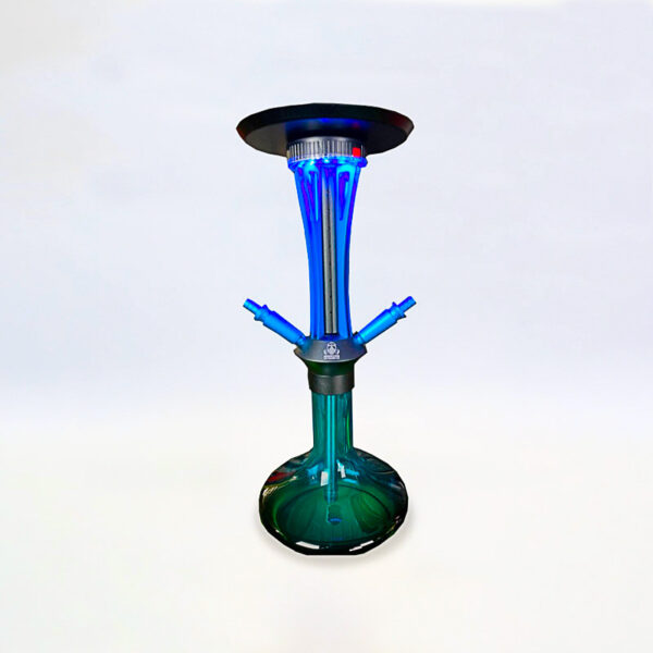 SHISHA 55 cm. 2 Mang. APOCALYPSE OSIRIS AZUL 1 Ud. 411.006