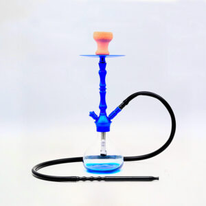 SHISHA 50 cm. 1 Mang. LUXE AZUL 1 Ud. 02.31201