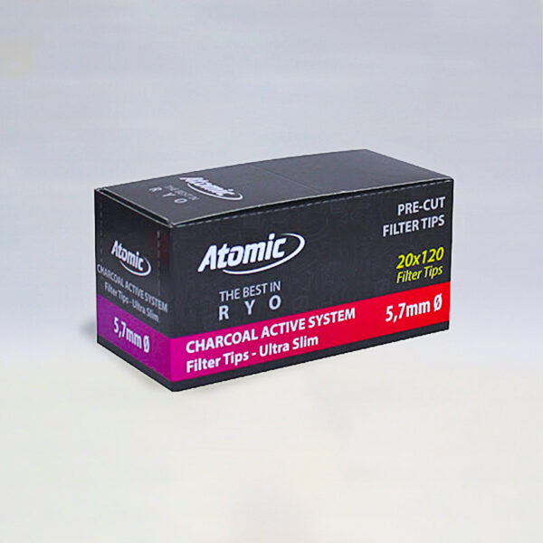 ATOMIC FILTROS TIPS CARBON 20 Uds. 01.63201