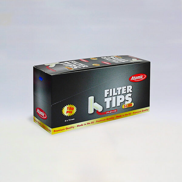 ATOMIC FILTROS TIPS ENGOMADOS 20 Uds. 01.62500