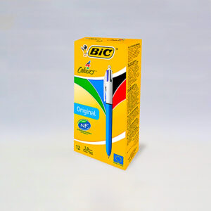 BIC BOLIGRAFO 4 COLORES 12 Uds.