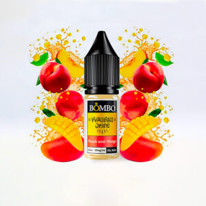 BOMBO NIC SALTS PEACH & MANGO WAILANI JUICE 10 mg 10 ml 1 Ud.