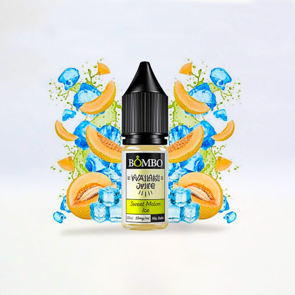 BOMBO NIC SALTS SWEET MELON ICE WAILANI JUICE 10 mg 10 ml 1 Ud.