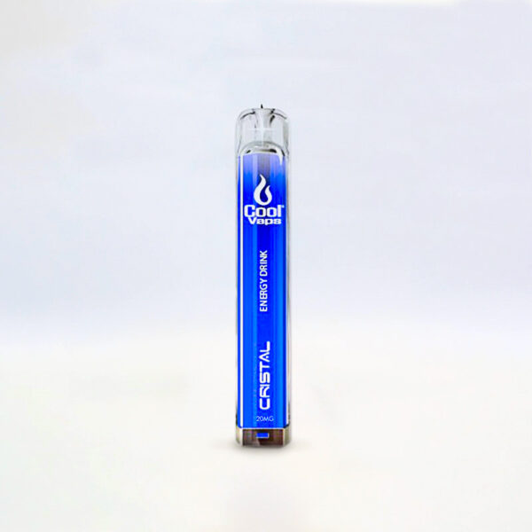 COOL VAPS CRISTAL LUMINOSO AROMA ENERGY DRINK DESECHABLE 700 PUFF 20mg 1 Ud. CRI003