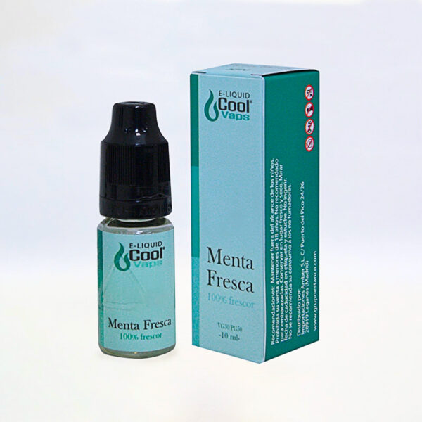 COOL VAPS E-LIQUID MENTA FRESCA 06 mg 10 ml 1 Ud. CVP007