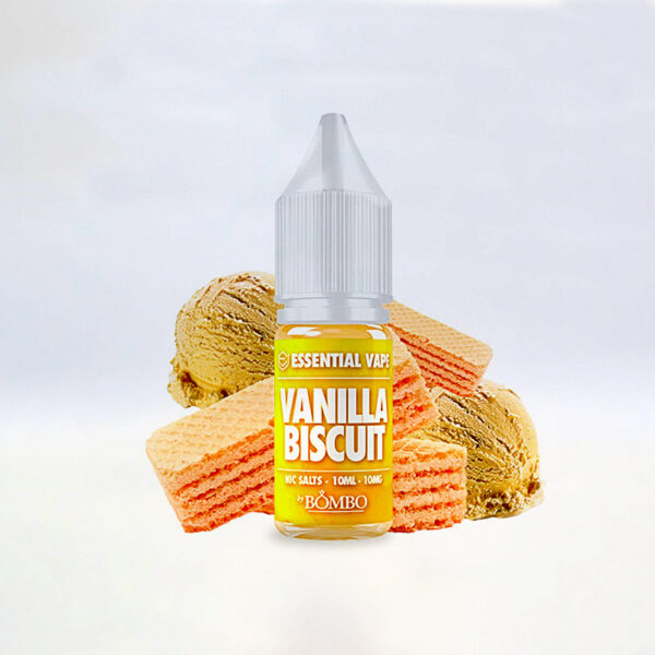 E.V.BOMBO NIC SALTS VANILLA BISCUIT 10 mg 10 ml 1 Ud.