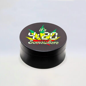 GRINDER 3 Part. ATOMIC 4:20 LEAF METAL 50 mm 6 Uds. 02.12504