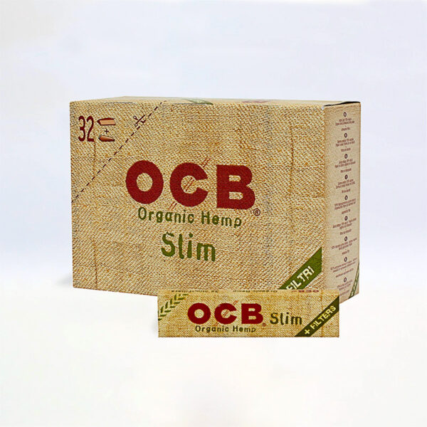 OCB SLIM ORGANIC + TIPS 32 Lib.