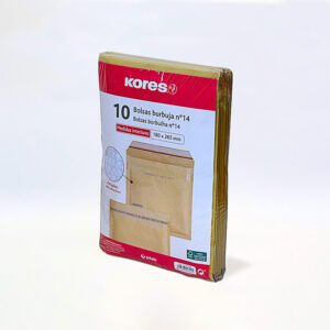 SOBRES KORES ACOLCHADOS KRAFT Nº14 180 x 265 mm. 10 Uds. 10181400