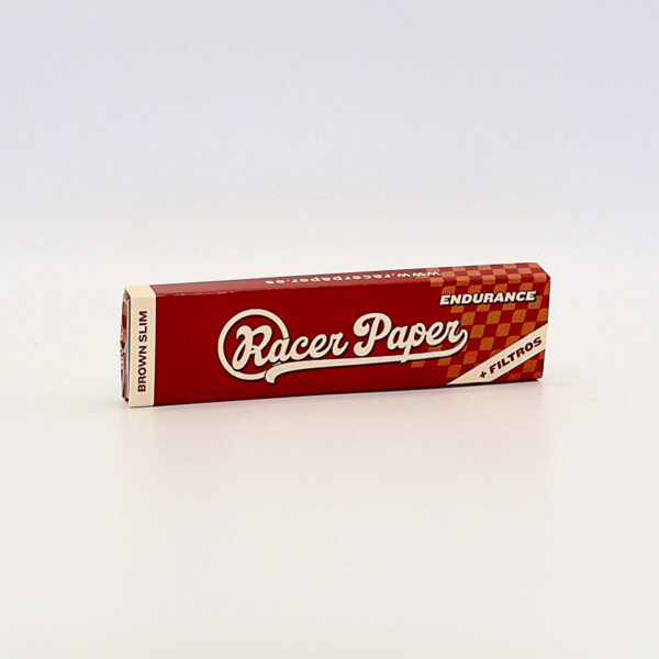 RACER PAPER SIZE SLIM BROWN ENDURANCE + TIPS 24 Lib.