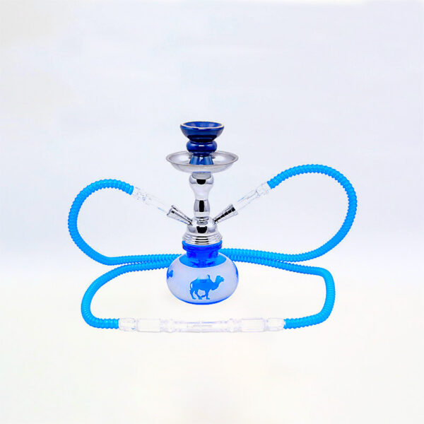 SHISHA 25 cm. 2 Mang. CAMELLOS AZUL 1 Ud. 02.30693