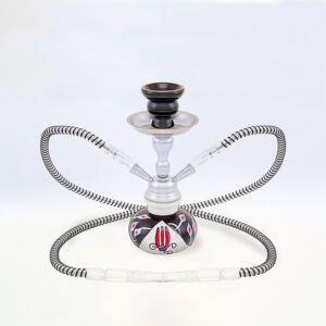 SHISHA 25 cm.2 Mang. MOSHI NEGRA 1 Ud. 02.30771