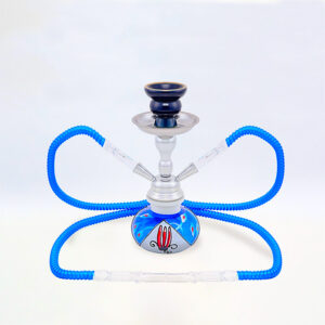 SHISHA 25 cm.2 Mang. MOSHI AZUL 1 Ud. 02.30772