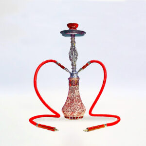 SHISHA 45 cm. 2 Mang. MOSAICO FLOR ROJA 1 Ud. 02.30159