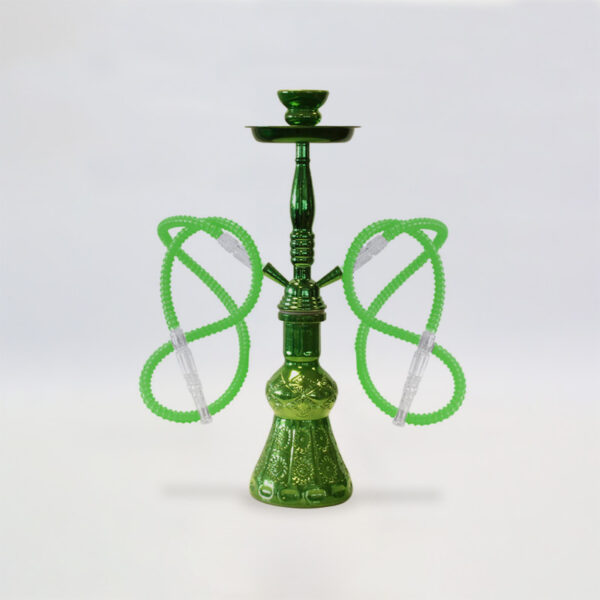 SHISHA 45 cm. 2 Mang. TOLEDO VERDE 1 Ud. 02.30496