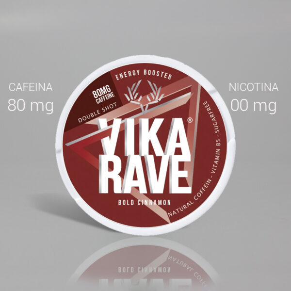 VIKA RAVE DOUBLE CAFEINE 20 SACS CANELA 80mg/g 1 Ud. 1533200