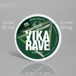 VIKA RAVE DOUBLE CAFEINE 20 SACS DOBLE MENTA 80mg/g 1 Ud. 1533220