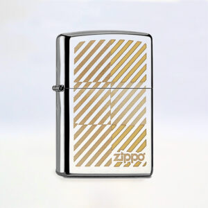 ZIPPO ENC. STRIPES & SQUARES 1 Ud. 60001982