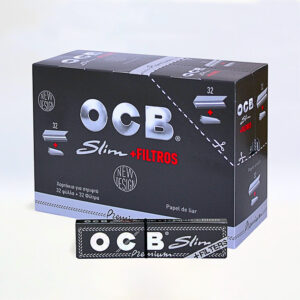 OCB SLIM PREMIUM + TIPS 32 Lib.