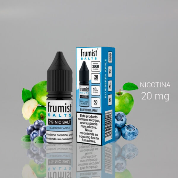 FRUMIST SALTS BLUEBERRY APPLE 20mg 10ml 1Ud. ESS06