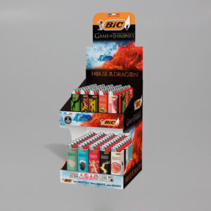 BIC J26 MAXI GAME OF THRONES 50 Uds + BIC J25 HOUSE OF DRAGON 50 Uds.
