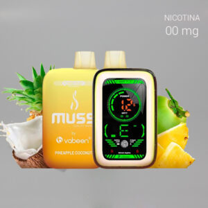 MUSS VAP CYBERFLEX PINEAPPLE COCONUT ZERO DL-5 25000 PUFF 00mg 18 ml 1 Ud.