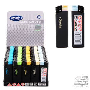 ATOMIC ENC. F2 BLACK PULSADOR PASTEL 50 Uds. 36.70202