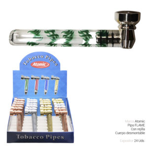PIPA ATOMIC FUMETA FLAME CON REJILLA 24 Uds. 02.12817