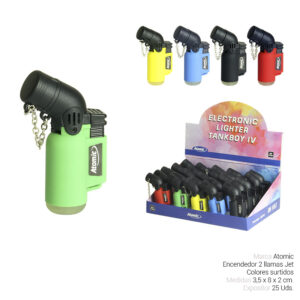 ENCENDEDOR ATOMIC TORCH TANKBOY RUBBER 25 Uds. 25.15200