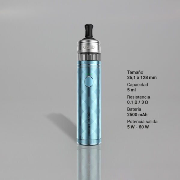VOOPOO DORIC 60 PRO KIT SNOW BLUE 1 Ud.
