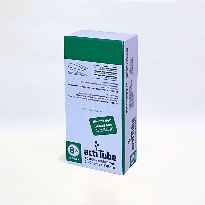 FILTRO PIPA ACTITUBE REGULAR 8 mm 10 Filtros 25 Uds.